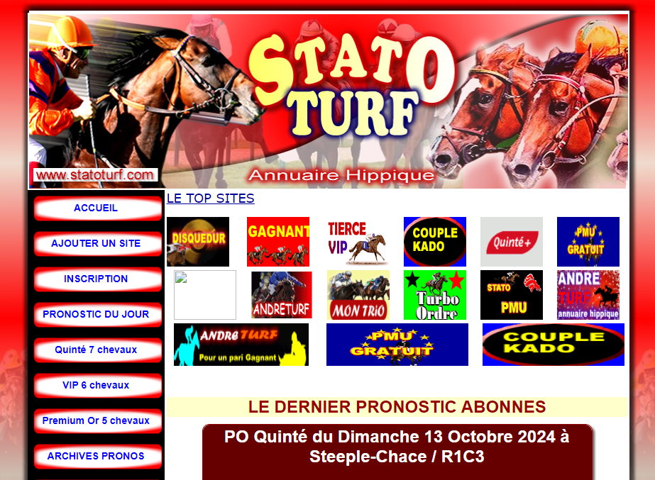 Statoturf : annuaire hippique