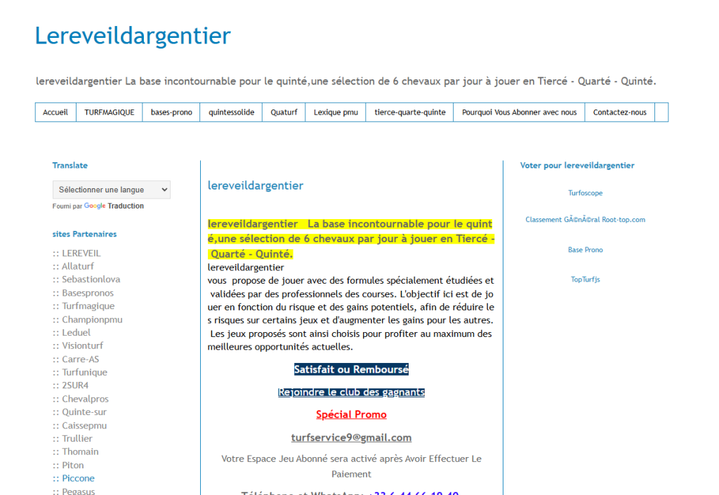 Lereveildargentier copie du site