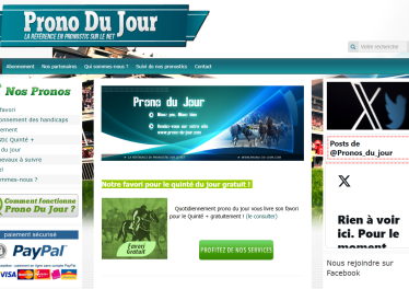 Site prono du jour