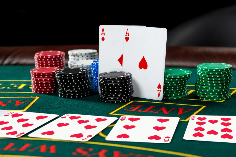 Table de jeu de poker